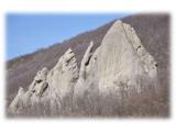 Rocas de arcilla esculpidas